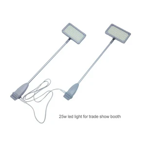 Jeroshow JR-L New Trend Tension Fabric Advertising Display Light Exhibition Long Arm Light Trade Show Fair Booth Black/Grey 25W