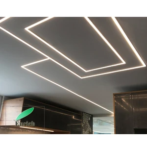 5years Warranty Aluminum Profile Recessed Linear Luminaire Light With Black/white/silver Housing Colors