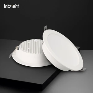 15W 22W 32W Recessed Aluminum Anti-Glare LED Ceiling CCT Dimmable Downlights for Residential & Hotel Commercial Lighting