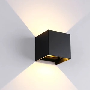 Modern Home Lighting Decoration Sconce Aluminum Lamp 7W 12W 85-265V COB Cube LED Indoor Lighting Wall Lamp