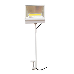 50W LED Spotlight with Long Adjustable Arm IP44 Clamp Mount Efficient Lighting for Trade Show Displays Exhibition Booths