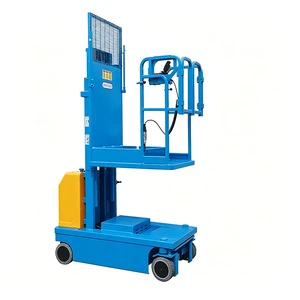 Stand Lift 1000 Kg Order Picker Self Load Drive Truck Mini Stainless Steel Full Electric Pallet Stacker 1000kg Forklift