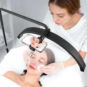 Fosoto Half Moon Lamp Multifunctional Beauty Ring Light Lash LED Facial Salon Tattoo Video Live Stream Photography TikTok