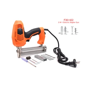 Hot Sale F30/422J Electric Nailer Gun Stapler Heavy Duty DIY Grade Brad Nail Gun 120 Pcs/min 100 Capacity for Woodworking