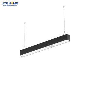 Modern LED Linear Light Linkable Fixture for Office Supermarket Retail Commercial Space Seamless Connection Linear Light