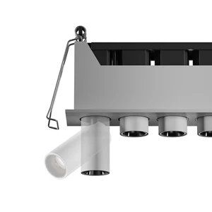 New Design Multiple Head Led Grille Lamp Mini Recessed Linear Spot Light Adjustable10W Spotlight