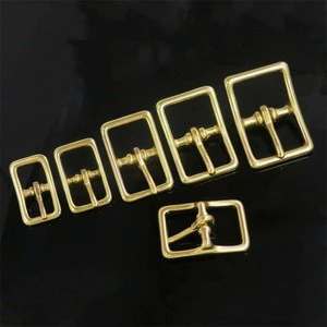 Brass Solid Pin Buckle Eco-friendly Customized Color 16/20/25mm for Handbag & Bags