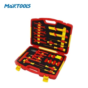Professional 25PCS VDE 1000V Insulated Electrician Tool Set IEC60900 Certified CR-V Electrical Maintenance Hand Tools