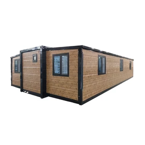 Customizable 20ft/40ft Foldable Expandable Prefabricated Container House Farmhouse Design Breathable Feature For Hotel Shop