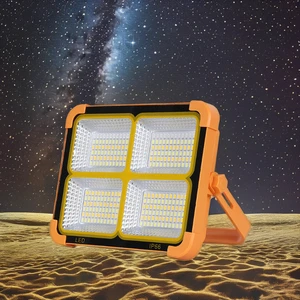 Super Bright IP66 LED Solar Flood Light Long Endurance ABS Body for Outdoor Landscape Car Camping & Tent Lighting
