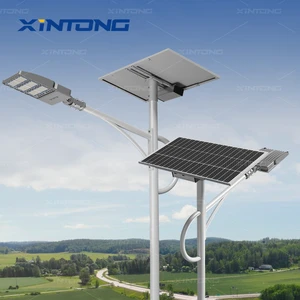 Street Light with Solar Panel and Battery Solar Street Light Waterproof 8m Pole Solar Led Street Light