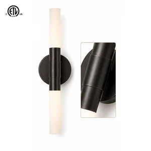 ETL Listed Modern Wall Sconce Light Oil Rubbed Bronze Indoor Wall Lamp Plastic Shade Remote Control Dimmable High CRI 90 3-Year