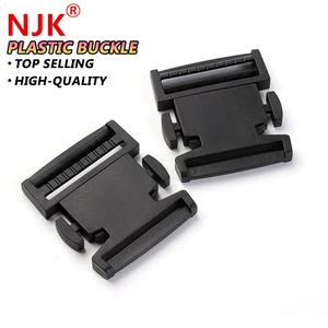 Manufacturers Wholesale 50mm Black Buckle Clip for Bag Good Quality Release Quick Tactical Belt Plastic Buckles