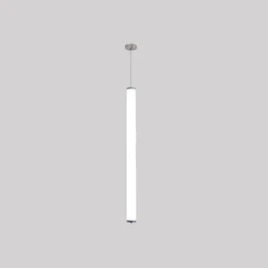 Modern Full Body Luminescence Cylindrical Strip 360 Degree Horizontal and Vertical Level Hanging Pendant Chandelier Lights