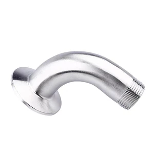 304 stainless steel quick-installation external thread elbow sanitary grade clamp pipe thread joint