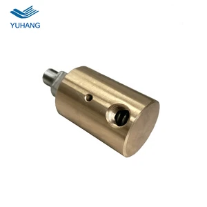 DN8 Mono Flow Brass Housing SS304 Rotor High Speed Water Rotary Union Pneumatic Rotary Joint