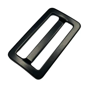 Kin Weirr Factory Wholesale Bag Accessories 48mm Black Metal Flat Tri-glide Buckle