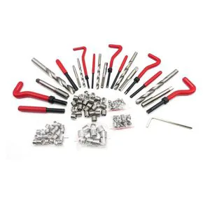 131PCS M5 M6 M8 M10 M12 PEXMENTAS Car Thread Repair Set Hand Tools Stripped Thread Repair Kit Rethread Recoil Repair Tool Set