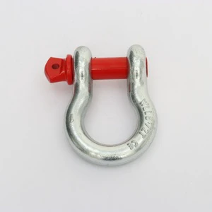 US Type Forged G209 Screw Pin Anchor Shackle Heavy Duty Carbon Steel Bow Shackle with Safety Bolt Pin