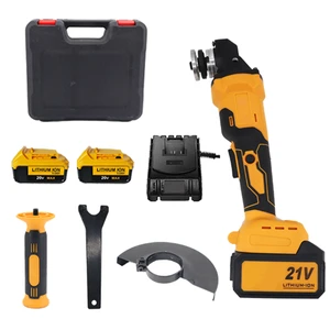 Industrial Angle Grinder 125mm Portable Brushless Motor Factory Price Metal Polish Finish 21V Cordless Angle Grinder Power Tools
