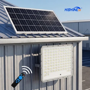 Hishine Solar Spotlights Outdoor Solar Outdoor Flood Lights With Remote Most Powerful Solar Flood Light