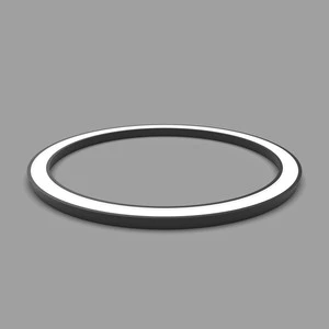 Embedded Whole Circle LED Light TW5035CA 6063 Aluminum Alloy Profile Powder Coated Office Ceiling Light Bending Welding Services