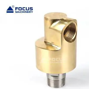 Hot Sale Threaded Connection Straight Through High Speed Hydraulic Oil Cooling Water Rotary Union for Tower Crane Spray