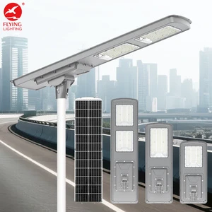 500W Solar Powered LED Street Light Waterproof IP65 Outdoor High Brightness Integrated Commercial Solar Street Lighting