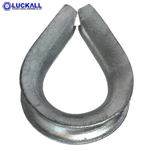 Metric Plastic Thimble Sleeve Steel Wire Rope Thimble for Rigging 10mm