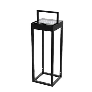 Modern Solar Power LED Lamp Portable 4W Solar Lantern Lights Indoor&Outdoor Decorative Patio Garden Floor Table Lamps USA