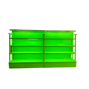 LED Spotlight Environmental Protection Display Cabinet with Powder Coated Finish Mirror Back Customizable Dimensions