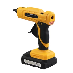 Customized Handheld 20V Max Lithium Battery Powered Rechargeable Cordless Hot Melt Glue Gun Kit with 30 0.27