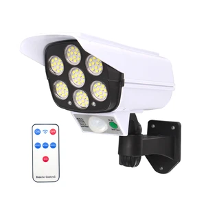 NEW Solar Monitoring System 77 LED Simulation Monitoring Security Lighting Outdoor Monitoring LED Solar Motion Sensor Wall Lamp