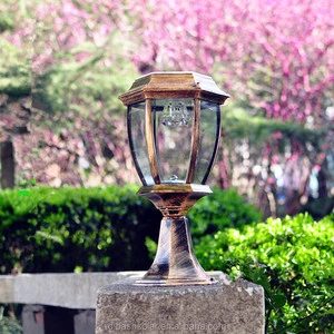 Large Outdoor Solar Powered LED Light Lamp