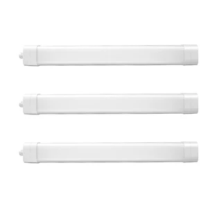 Led Tri-proof Light 2ft 3ft 4ft Power Adjustable Led Linear Light 140lm/w Linkable IP66 A7 Advertising Tri-proof Light 20W-60W