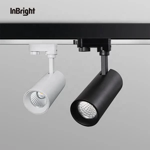 Honeycomb Rotate 350 Degree Adjustable Track Rail Light System 12W 20W 36W Dali Dimmable LED Track Spotlight