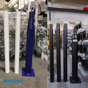 Kenya Popular Lighting Poles Price Outdoor Lamp Post Lights OEM 2.5M~6M Solar Street Light Pole