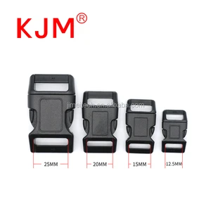 Custom Logo Plastic Side Release Buckles Double Buckle Belt Curved Buckle Of Dog Collar