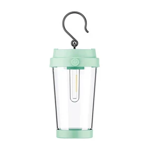 New Cup LED Battery Powered Camping Lamp Outdoor Waterproof DIY Nightlight High Color Value Bedroom Atmosphere Lamp Horse Lamp