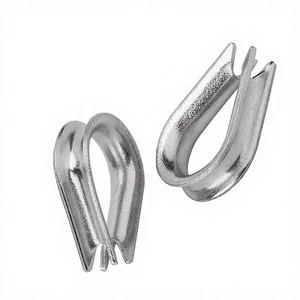 Ntbueno 2mm-26mm Metric Stainless Steel 304/316 Wire Rope Thimble Essential Rigging Hardware China/Jia Origin