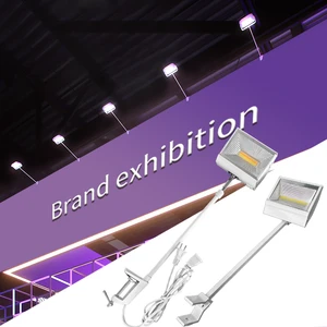 Trade Show Light LED Long Arm Spot Lamp 20W 30W 70W Dimmable Exhibition Booth with International Plug Light