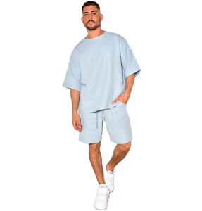 Men's Sets T Shirt and Short Set Summer Short Sleeve Tops and Pants Suits Breathable T-Shirt set