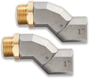 1inch Polished Reducing Casting Fuel Hose Swivel 360 Rotating Connector for Fuel Transfer Pump Fuel Nozzle 3 BAR Pressure