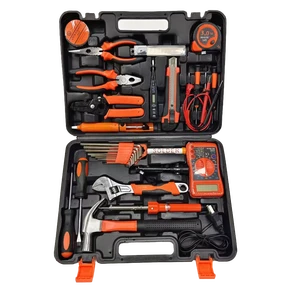 35-Piece Multi-Function Electric Toolbox Set Household & Electrician Repair Kit with Professional Home Maintenance DIY Tools