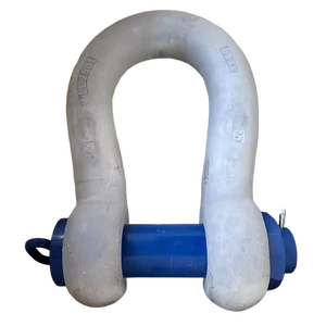 OEM Galvanized Alloy Steel Bow Shackles 800 Ton 1000Ton 1500Ton D Shape Shackles For Mining Applications