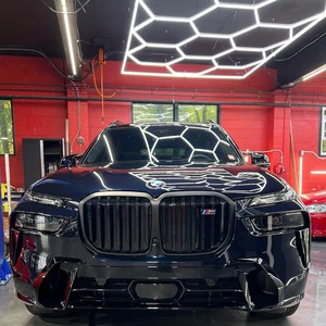 Custom LED Hexagonal Garage Light for Detailing and Car Workshop Hexagon Led Light, Honeycomb Car Wash Lighting