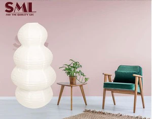 Antique Japanese Style Decorative Desk Light Home Decor Art Designer Dining Standing Lamp Paper Floor Lamp