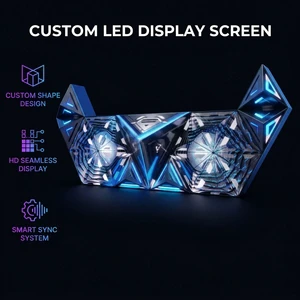 Factory Direct Custom LED Display Screen Digital Poster 1 Year Warranty for Indoor Bar KTV DJ Booth Retail Store Exhibition Hall