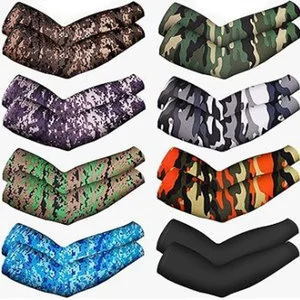 High Quality Factory Supply Elastic Sunscreen Compression Sunblock Workout Arm Sleeves Quick Dry Breathable Cycling Arm Sleeves