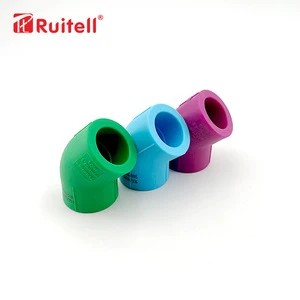 45 Durable Flexible PPR Elbow Fittings for Plumbing Water Pipes All Types Food Grade Safe CE/ISO Certified